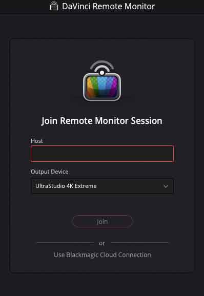 DaVinci Resolve Studio Remote Monitor